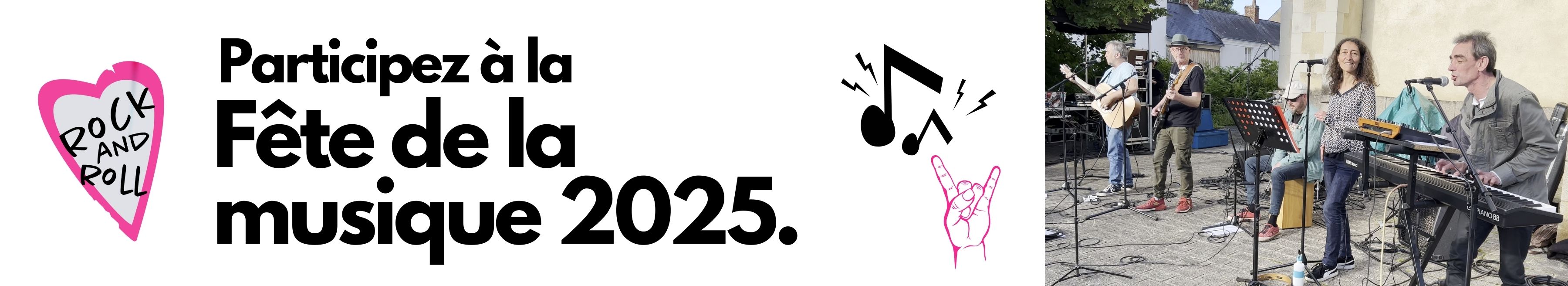 Formulaire d'inscription à la Fête de la Musique 2025