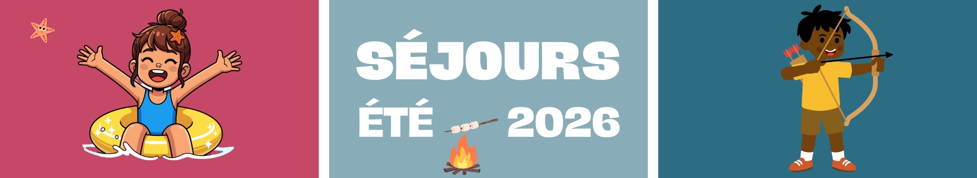Séjours d'été : les pré-inscriptions en ligne sont ouvertes !