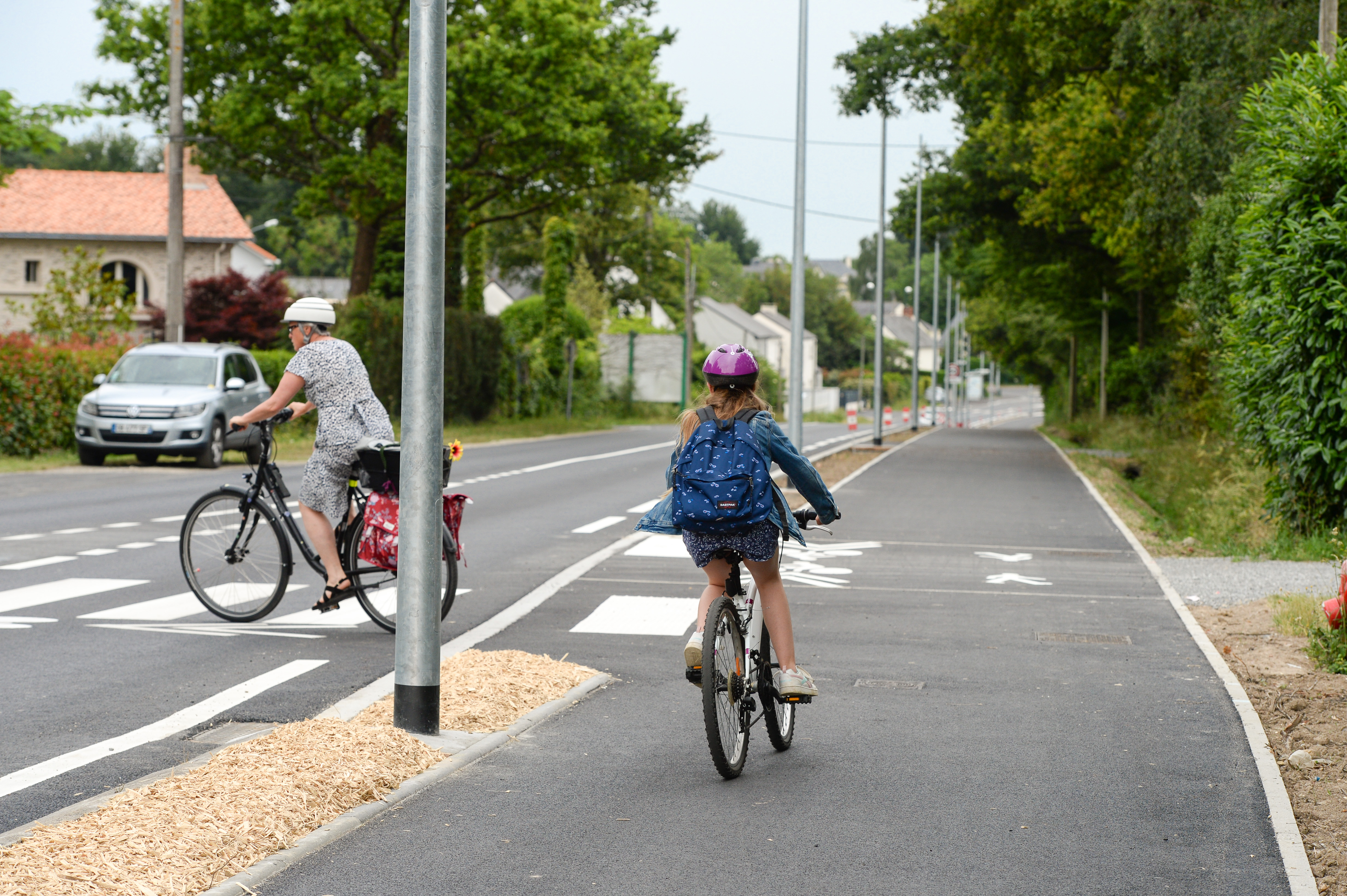 La nouvelle voie cyclable pour rejoindre Nantes