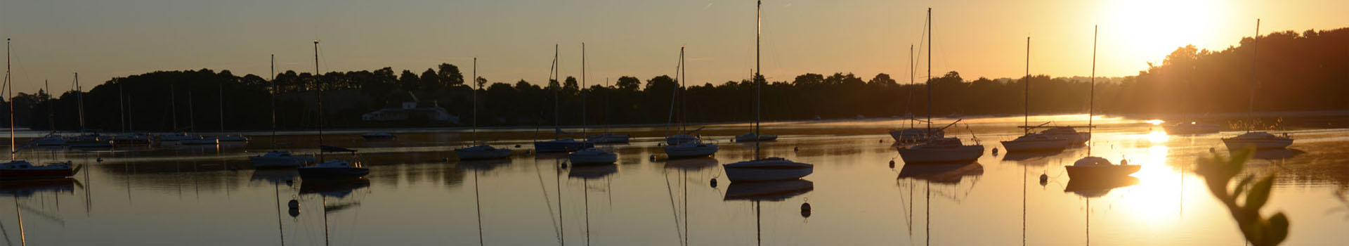 Coucher soleil sur l'Erdre