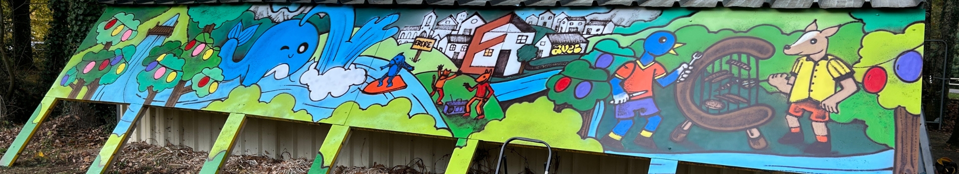 LES JEUNES DU SECTEUR J GRAFFENT POUR "AVEC"