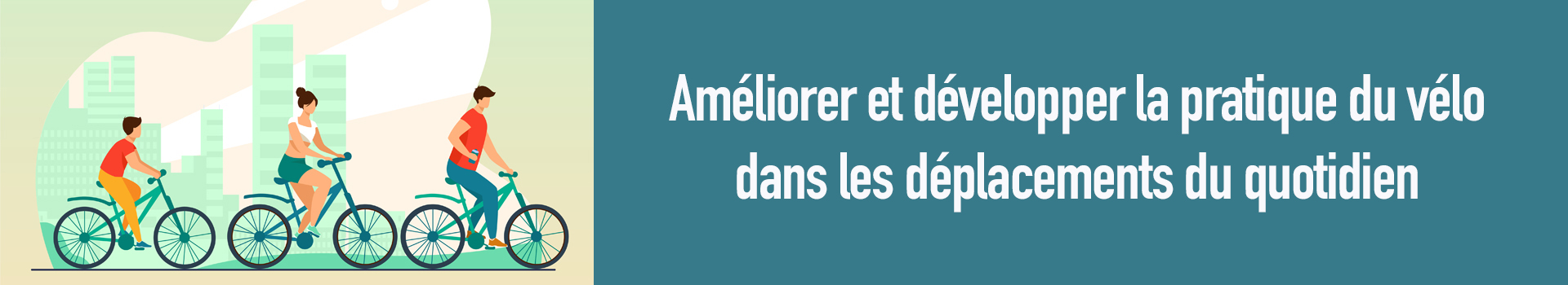 Mobilité : améliorer et développer la pratique du vélo dans les déplacements du quotidien