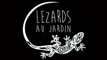 Logo L�zards au jardin