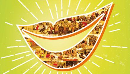 Sourire de l'affiche de la Fête du sourire